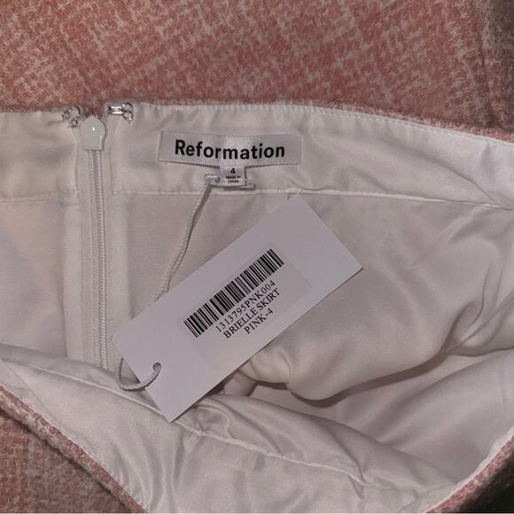 REFORMATION Brielle Tweed-textured Woven Mini Skirt - Picture 13 of 14